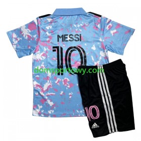 Koszulka Inte Miami Lionel Messi 10 Dziecięcy Trzeci Koszulki Piłkarskie 2023-2024 Krótki Rękaw
